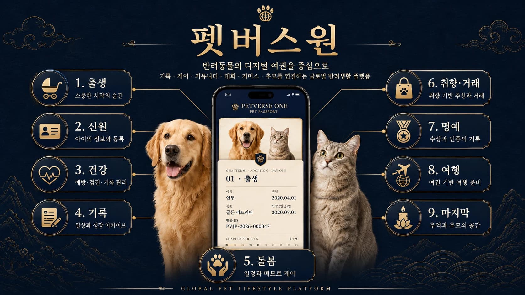 펫버스원 — 반려동물의 일생을 함께하는 글로벌 반려생활 플랫폼
